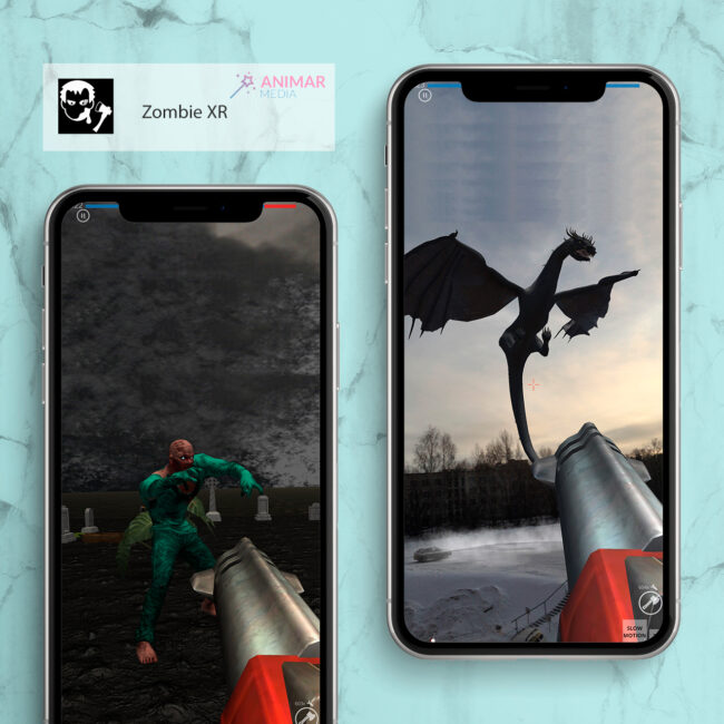 Мобильная игра с дополненной реальностью